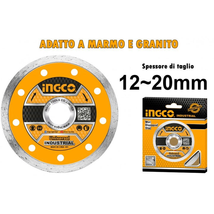 Disco diamantato 115 mm Ingco