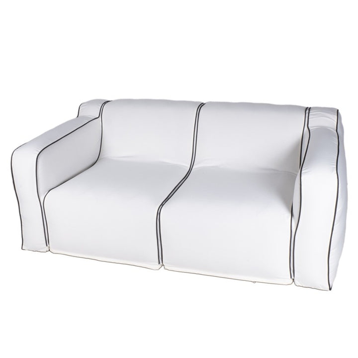 Divano due posti Gonfiabile Bianco in PVC