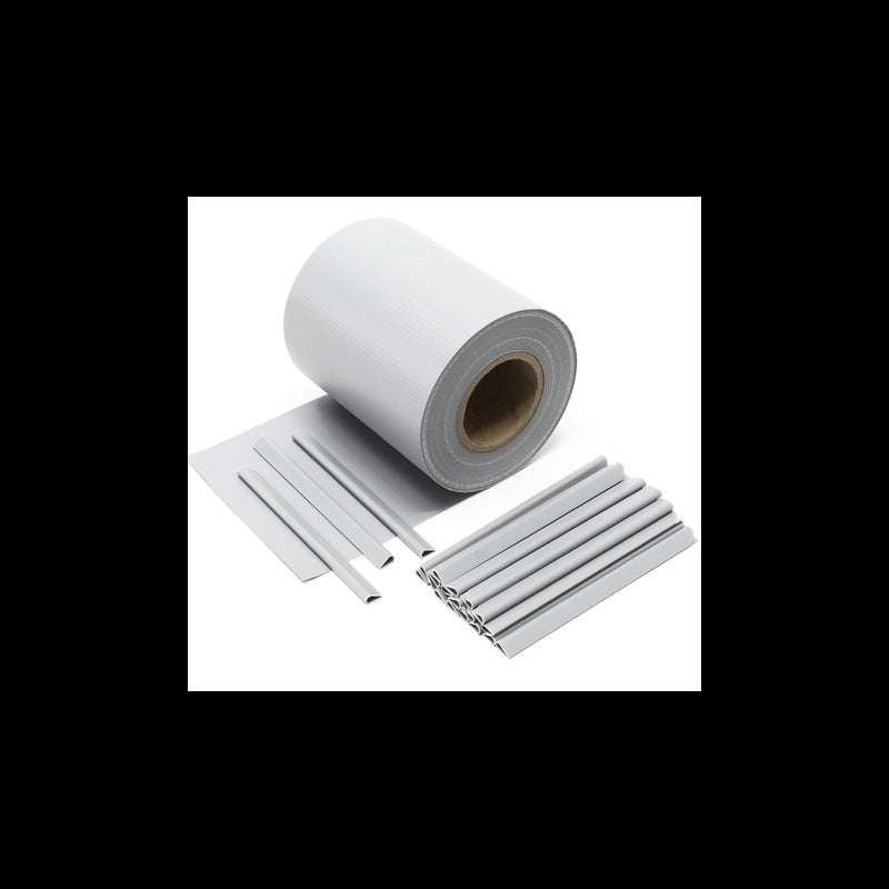 Fascia Frangivista Pvc Bianca con 25 Clip
