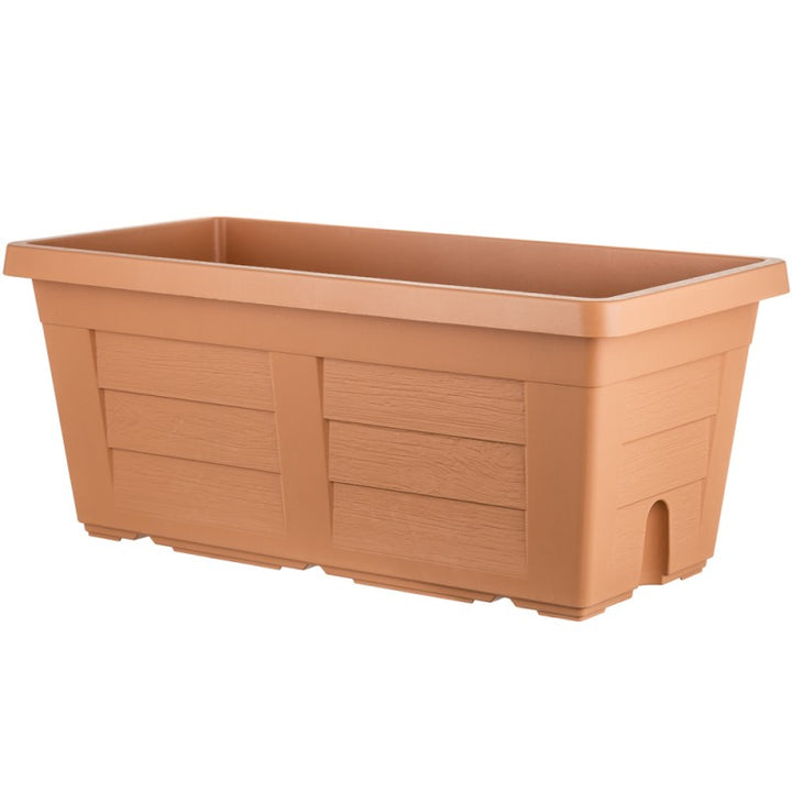 Fioriera legno cotto