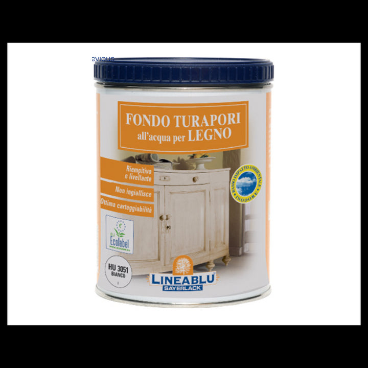 Fondo Turapori All'Acqua Bianco HU3051 Lt 0.75