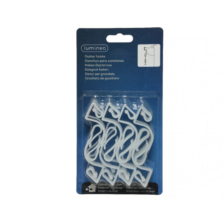 Ganci In Plastica Per Luci  16pz