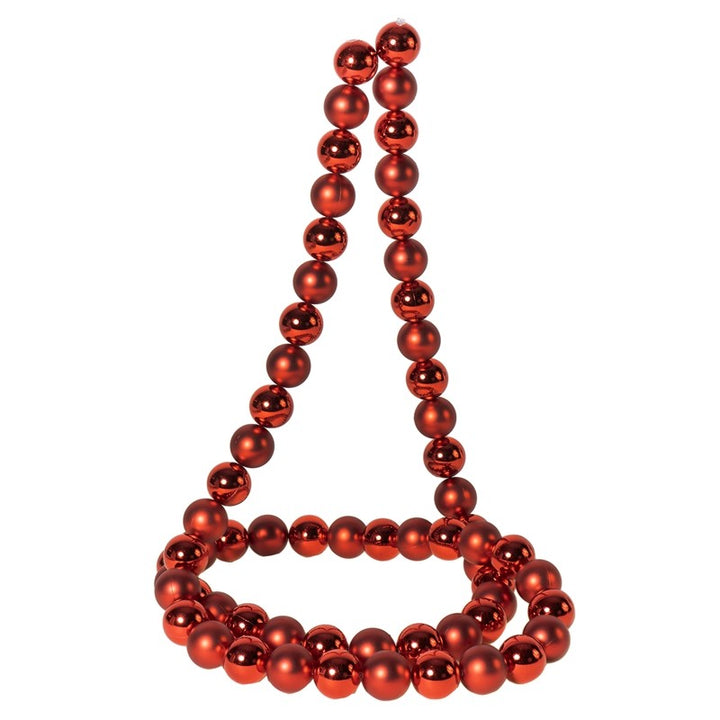 Ghirlanda Palle Rosse 180 Cm