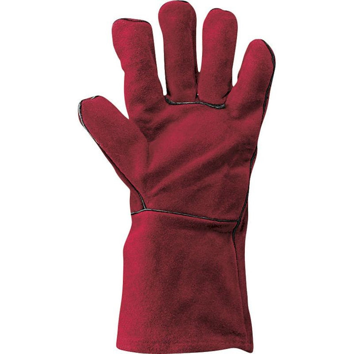 Guanti in crosta groppone forma americana taglia 10