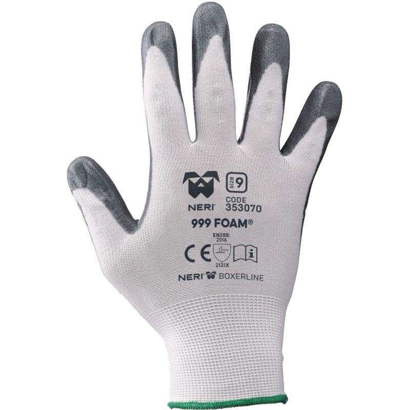 Guanti in filo continuo nylon/nitrile nbr 999 foam