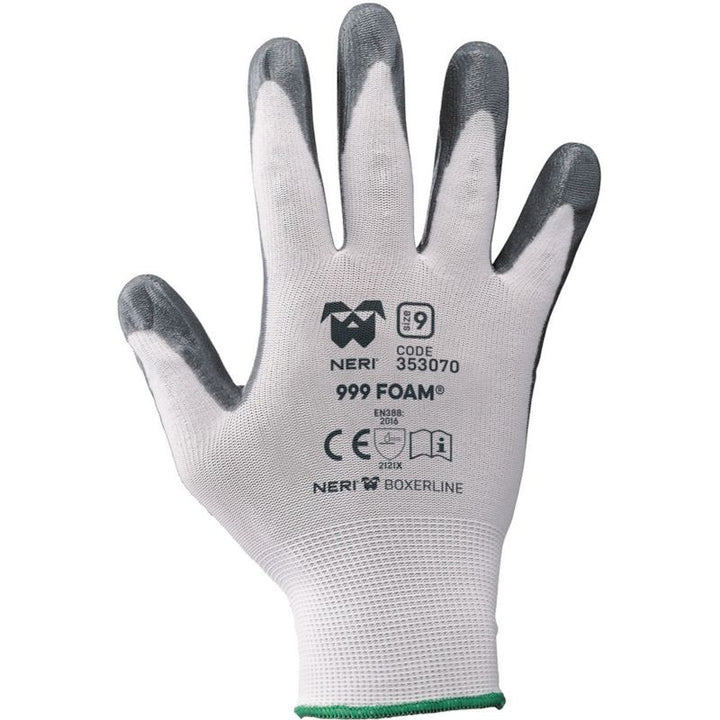 Guanti in filo continuo nylon/nitrile nbr 999 foam