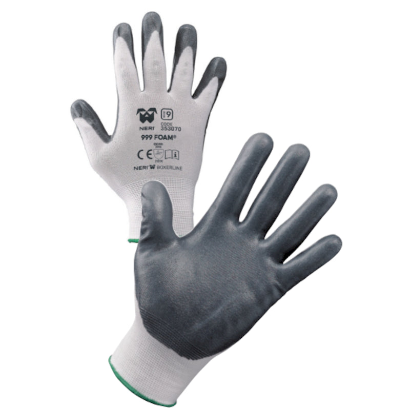 Guanti in filo continuo nylon/nitrile nbr 999 foam