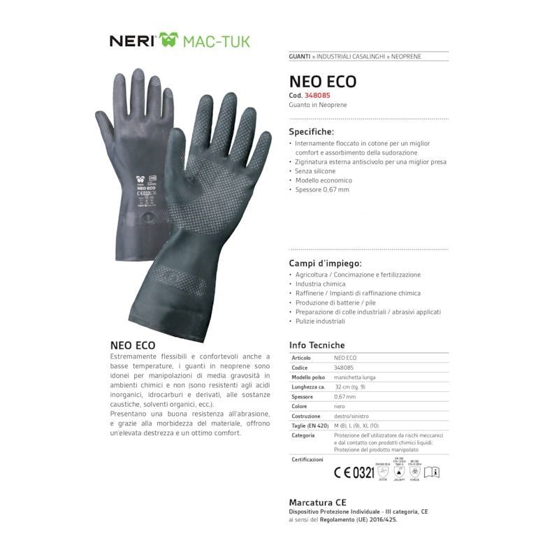 Guanti neoprene neo eco
