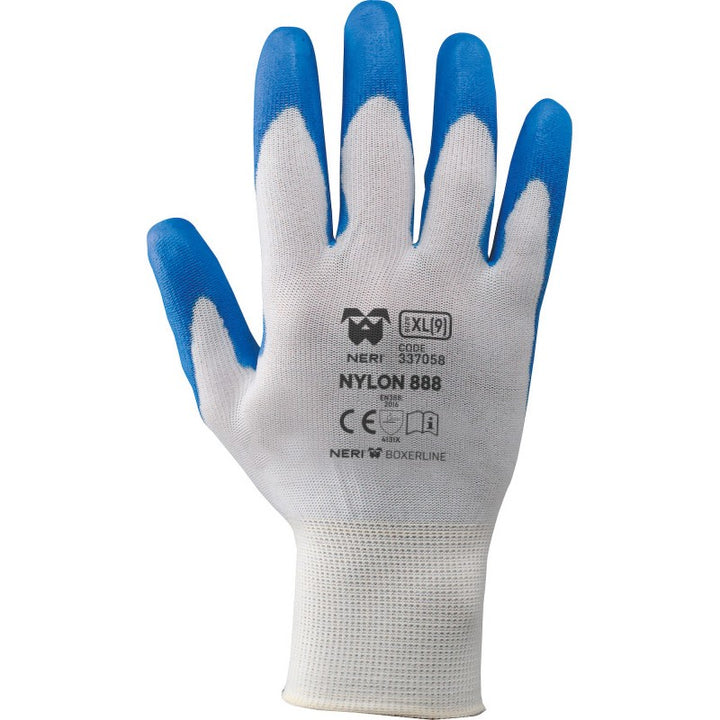 Guanto a filo continuo nylon 888 blu