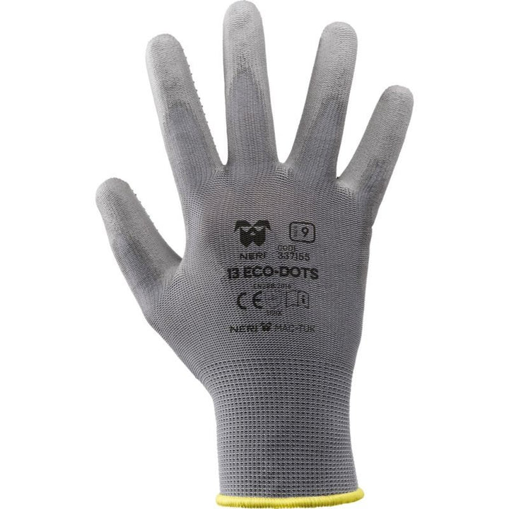 Guanti a filo continuo in 100% poliestere / poliuretano Eco-Dots