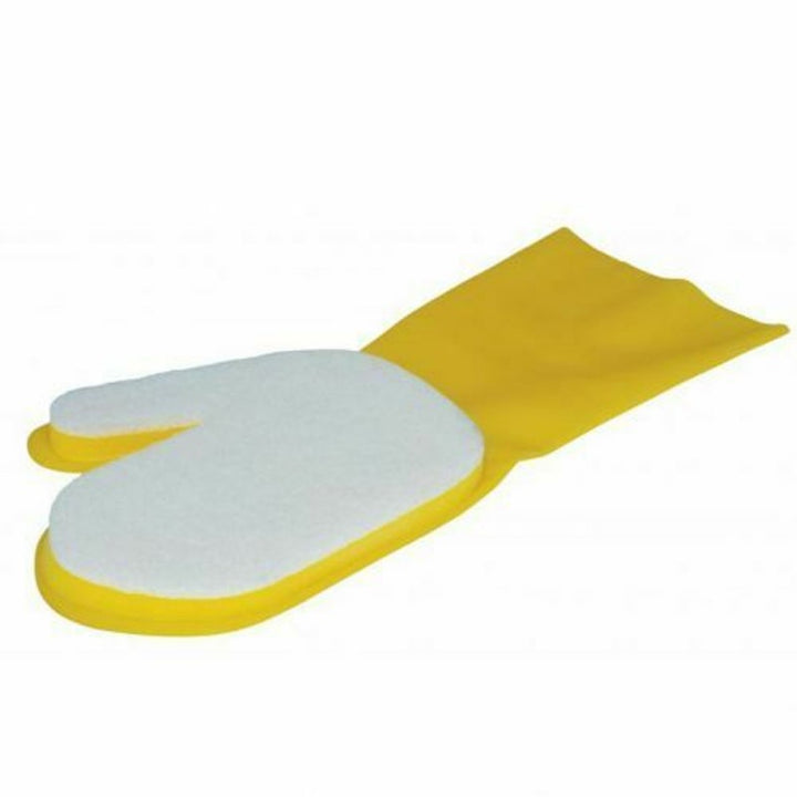 Guanto in lattice con scrubber