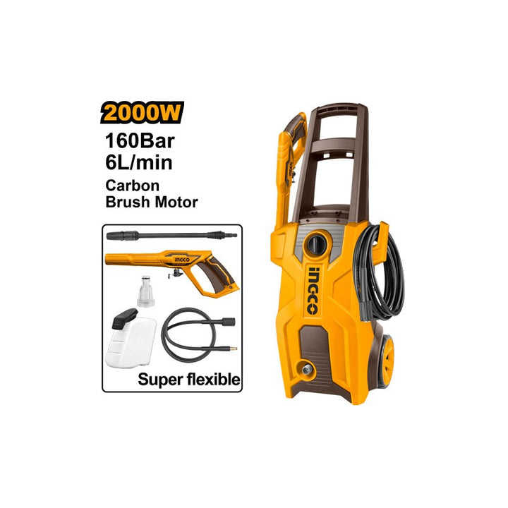 Idropulitrice 2000w 160bar C/acces.