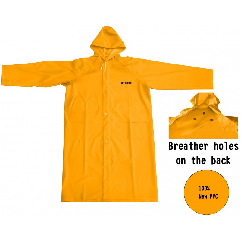 Impermeabile Pvc + poliestere Giallo