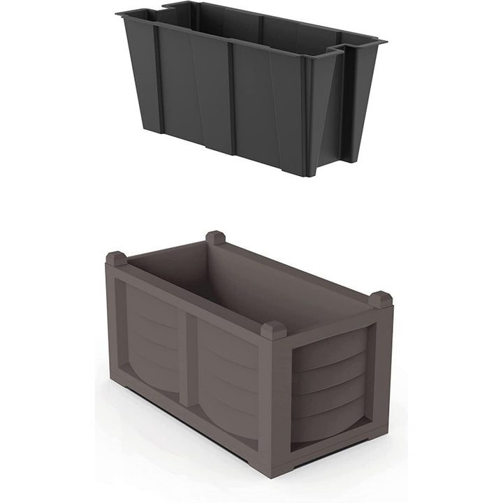 Kit Fioriera Arredo Cappuccino 80cm
