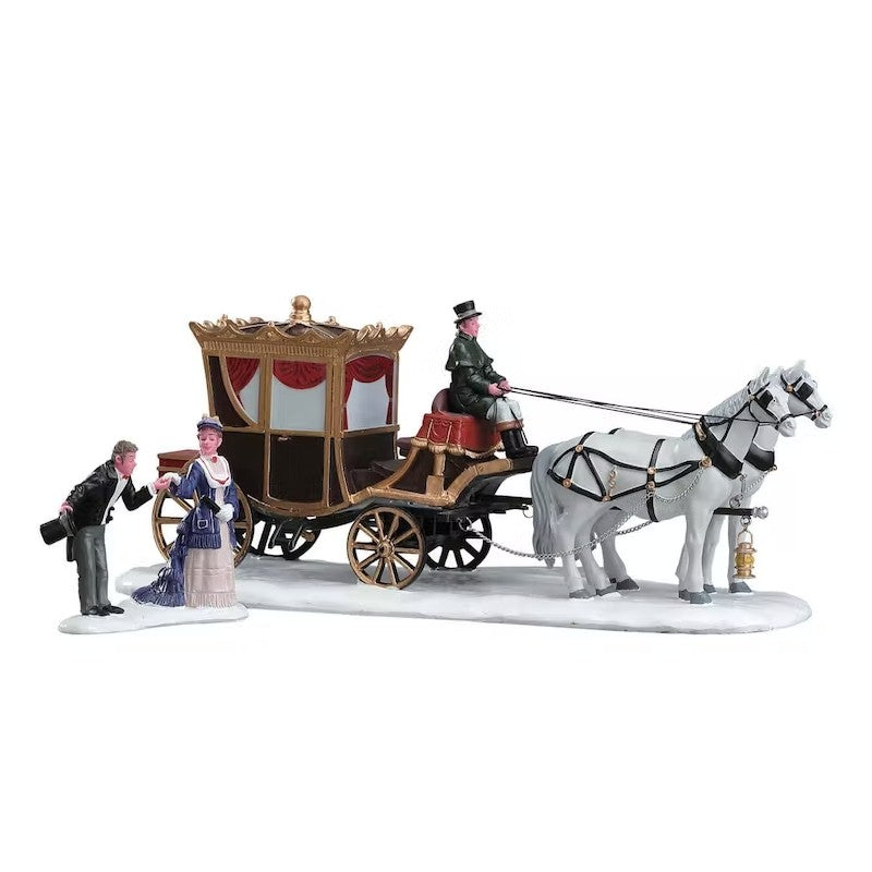 Arrivo della duchessa in carrozza - Lemax