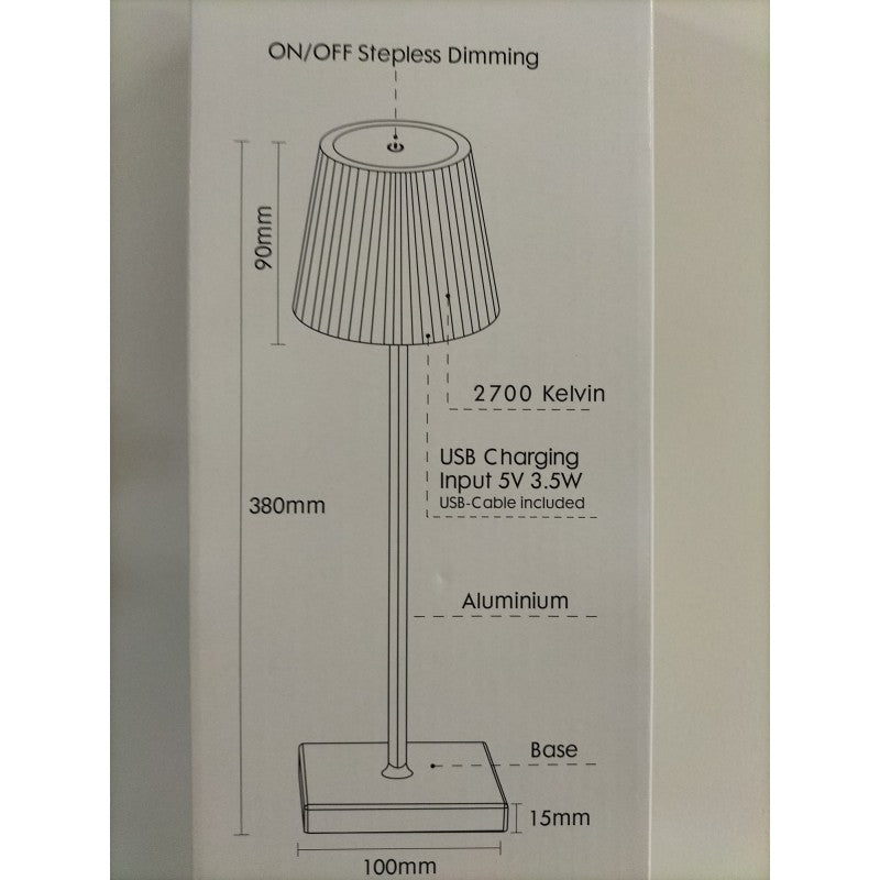 Lampada da tavolo senza fili K-Light