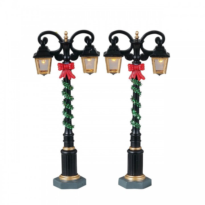 Lampione Vecchio Stile Nat. 2pz | Lemax