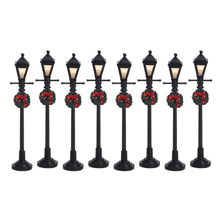 Lantern street lamp, set of 8 | Lemax