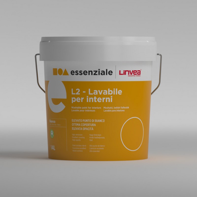 Pittura lavabile per interni bianca - L2 Linvea