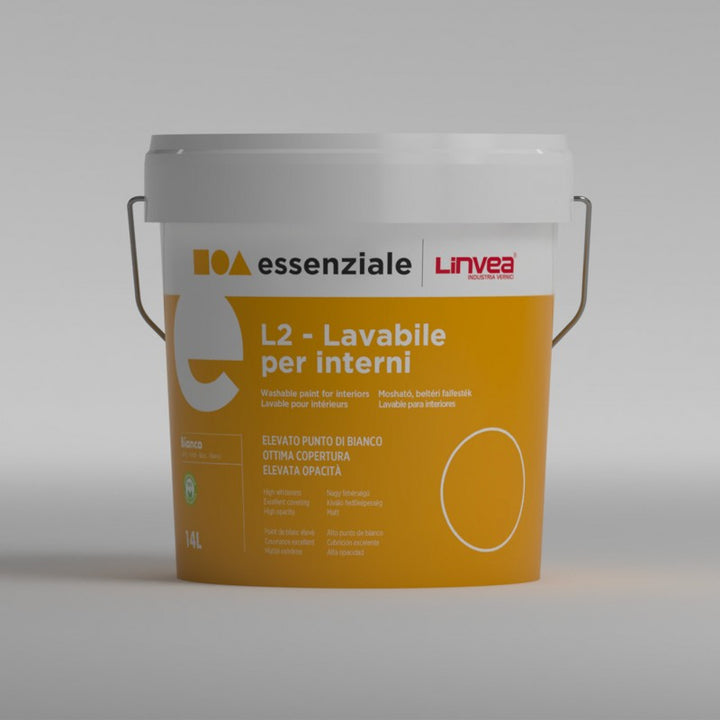 Pittura lavabile per interni bianca - L2 Linvea