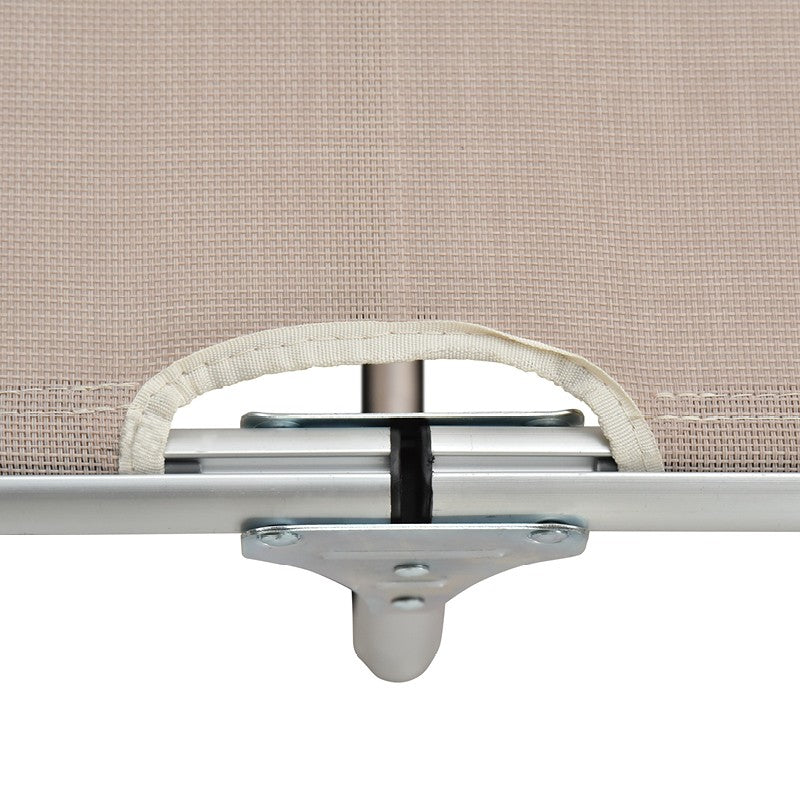 Lettino prendisole pieghevole beige Xone