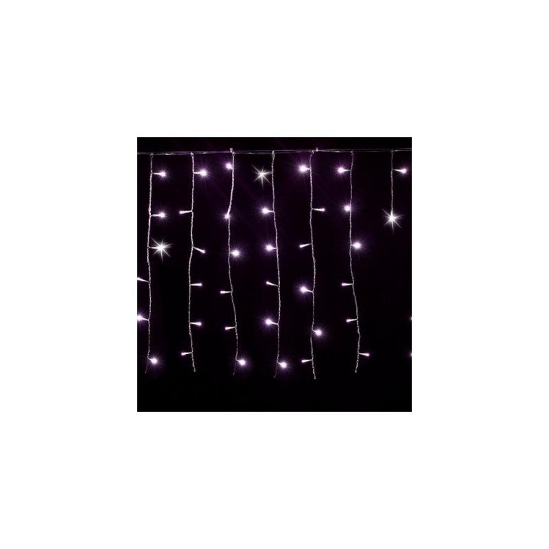 Luci di natale a tenda rosa 132 LED Lotti