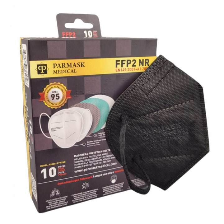 Mascherina FFP2 Parmask Nera 1 Pezzo