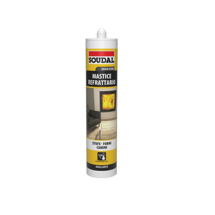 Mastice Refrattario 1500grd Grigio Scuro 300 ml