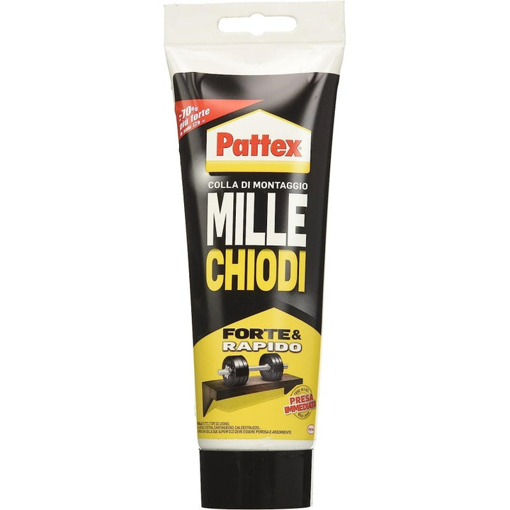 Millechiodi Forte&Rapido bianco tubo da 250 gr Pattex