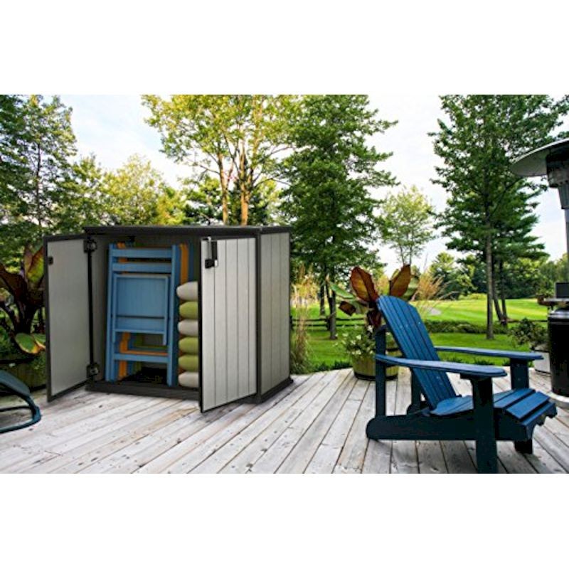 Mobile Porta Attrezzi Patio Store Grigio