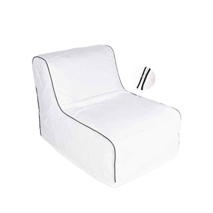 Modulo seduta gonfiabile bianco in PVC