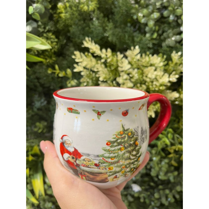 Tazza di Natale con decori h9 cm Kaemingk