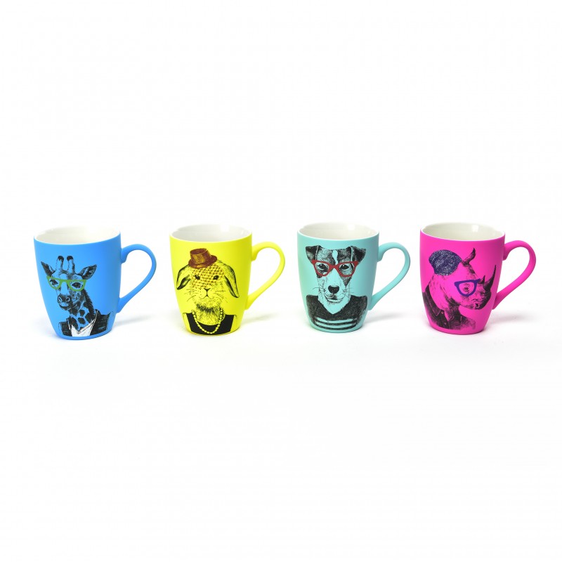 Mug in porcellana fantasie assortite 350ml