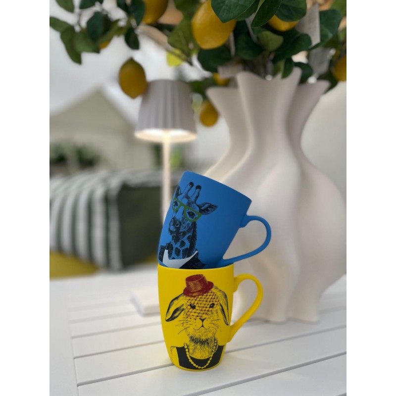 Mug in porcellana fantasie assortite 350ml