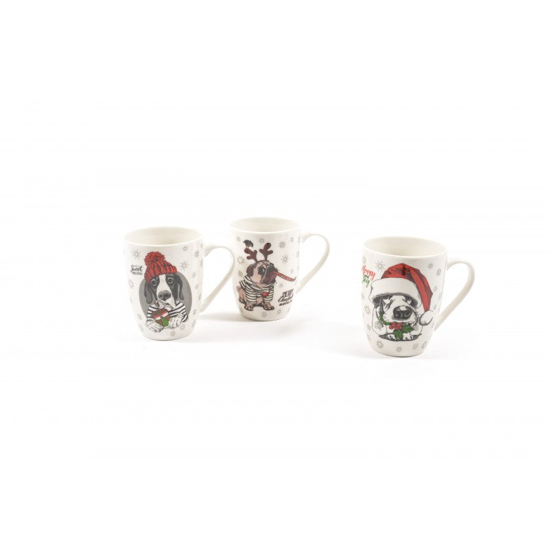 Tazza di Natale con Cani