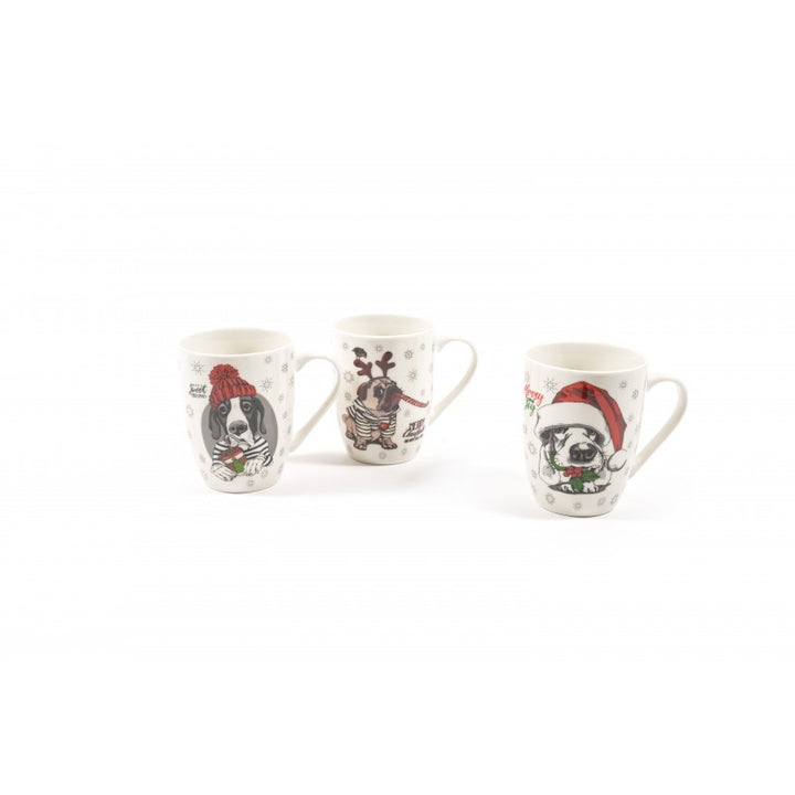 Tazza di Natale con Cani