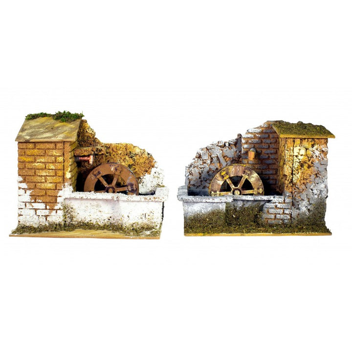 Mulino Ad Acqua con Pompa Cm.20x14x16