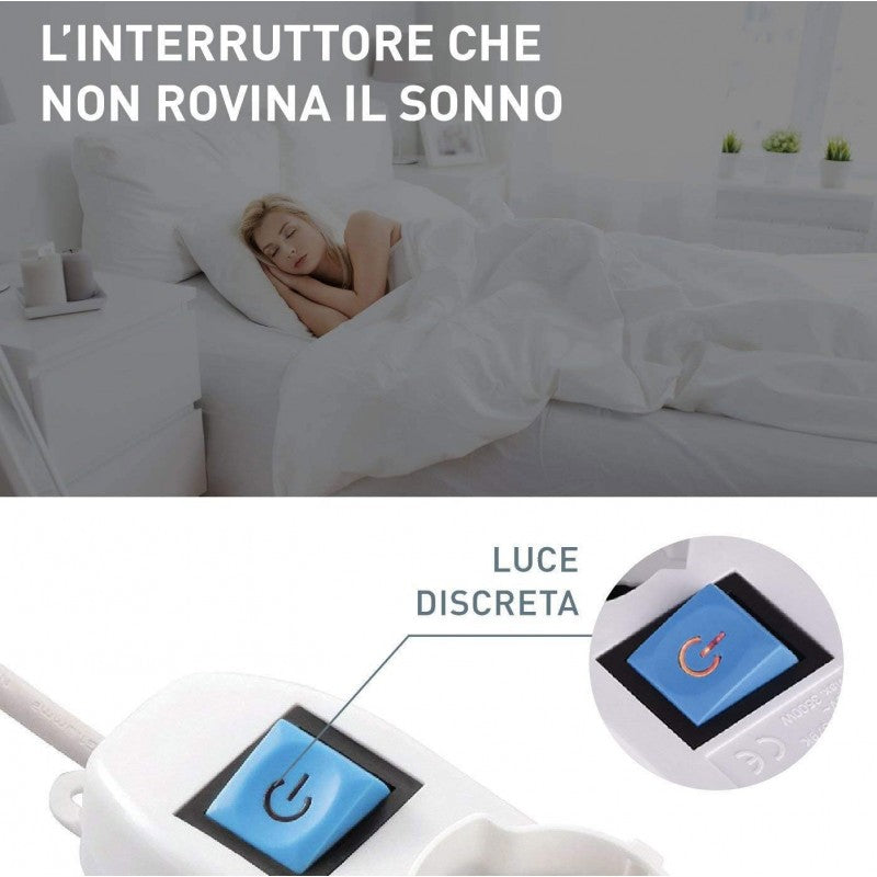 Multipresa 4 posti Spina 16A Bianca