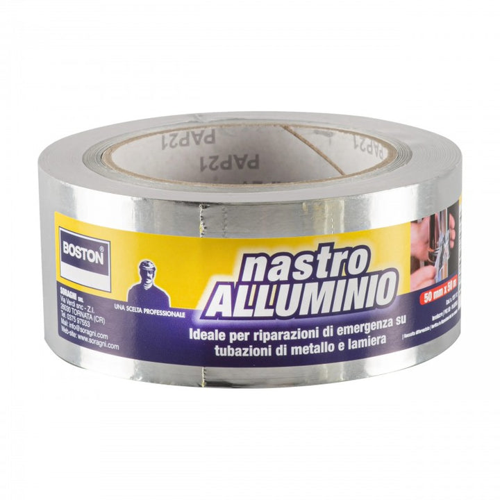 Nastro Alluminio Argento 50x50m