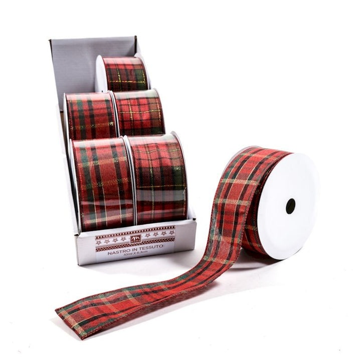 Nastro scozzese in tessuto tartan