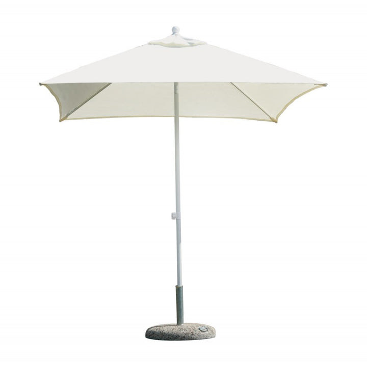 Ombrellone da giardino quadrato 2,2x2,2 m con fusto bianco Moia