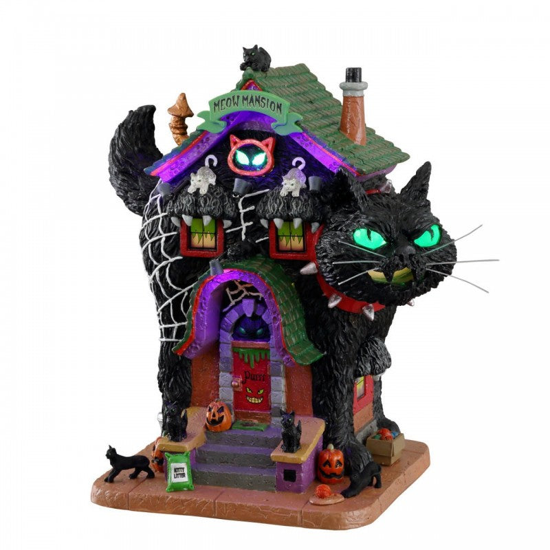 Paesaggio la casa dei gatti Halloween | Lemax