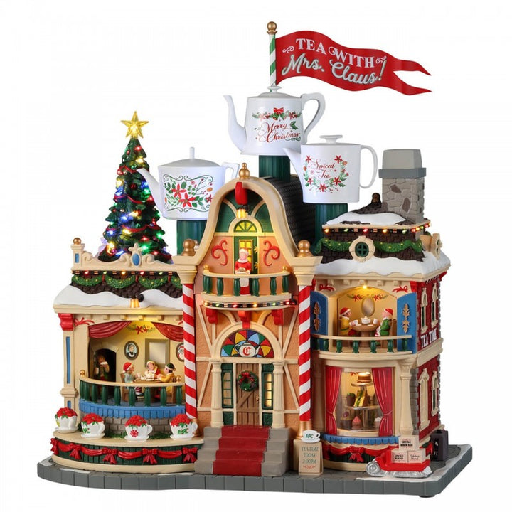 Paesaggio Tea Con Santa Claus | Lemax