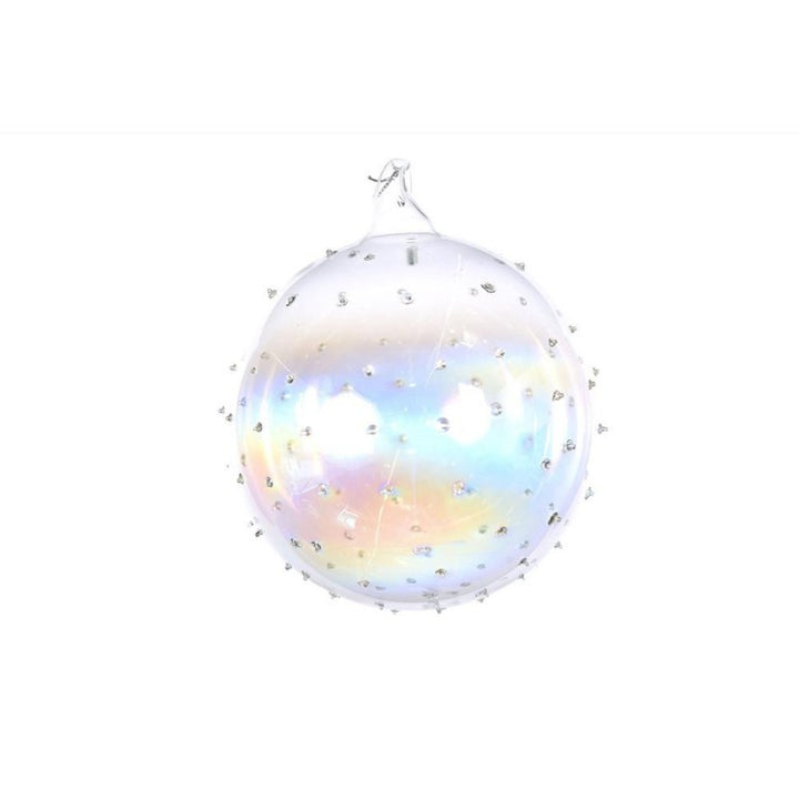Palla di Natale in vetro 12cm
