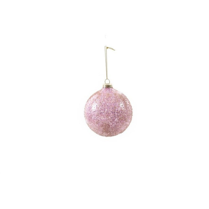 Palla di natale Shiny in vetro 10cm