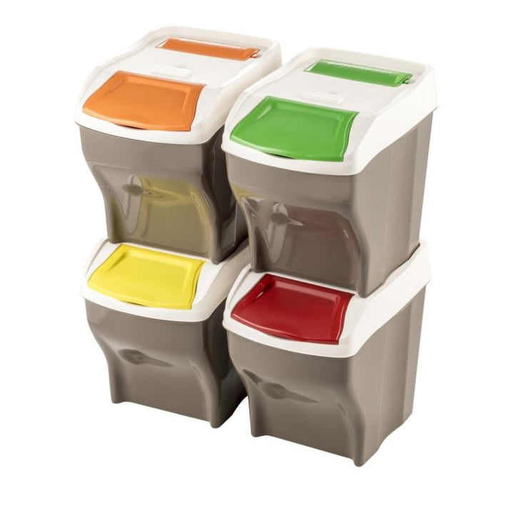 Pattumiera Poker plus set 4x27lt