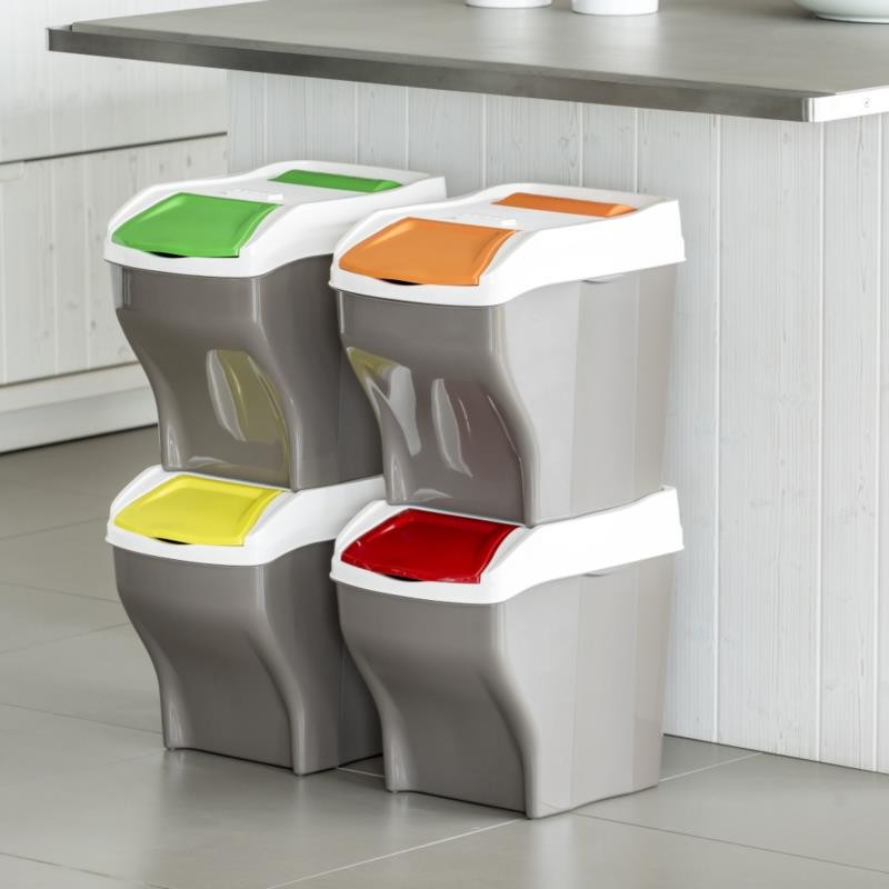 Pattumiera Poker plus set 4x27lt