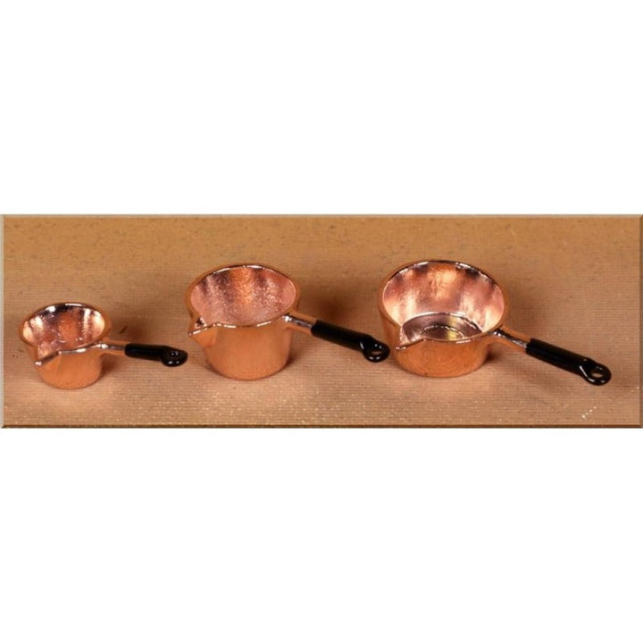 Set 3 pentole con scolino rame Rossi Rosa