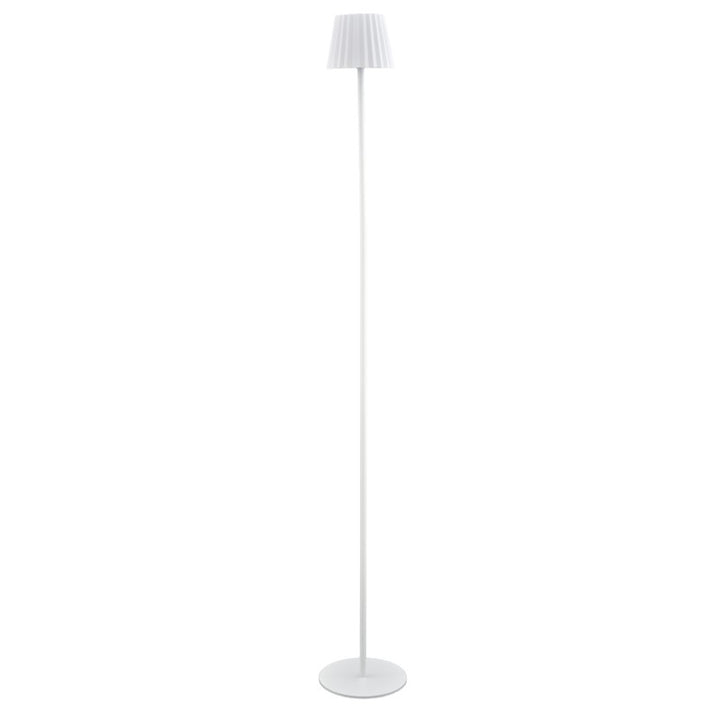 Piantana Led Touch Plissè bianca