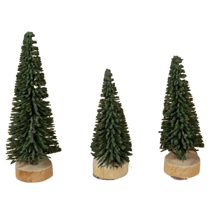 Pinetti verdi per presepe 6/8cm